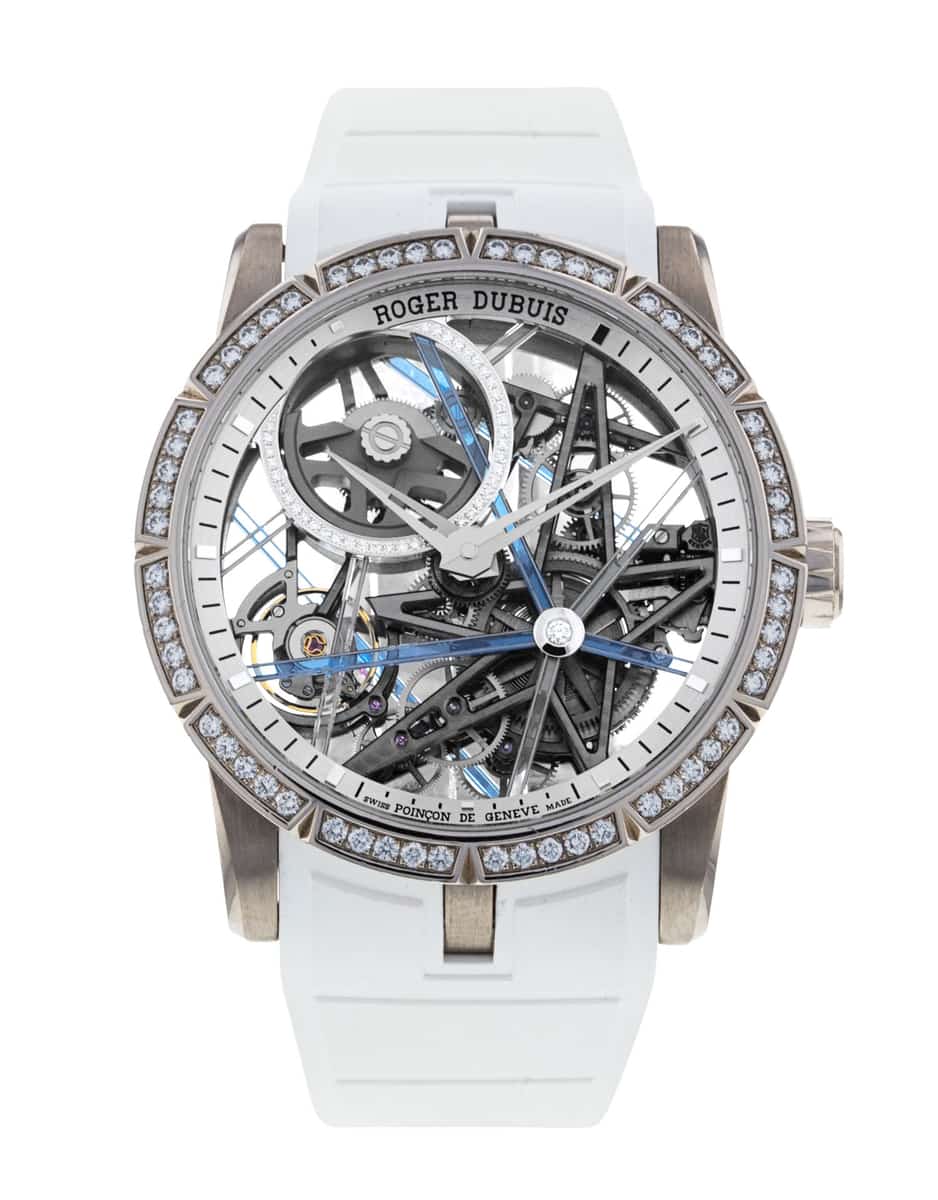 Roger Dubuis Excalibur Skeleton Dial Rubber Strap